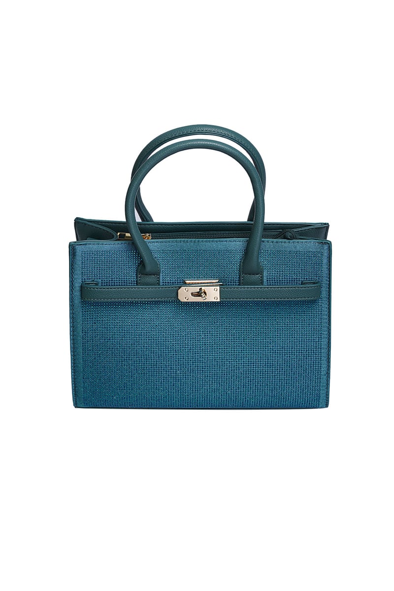 Handbag lock strass - fuchsia