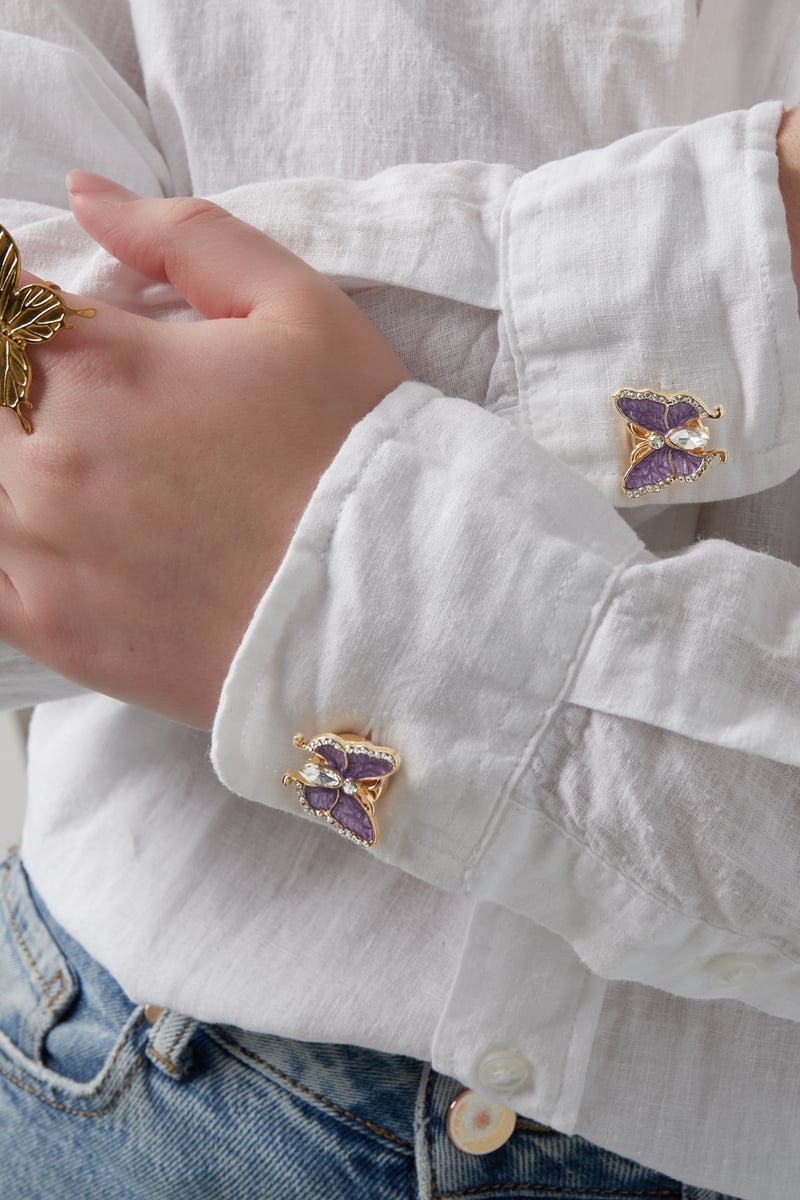 Gilded Butterfly Cufflinks