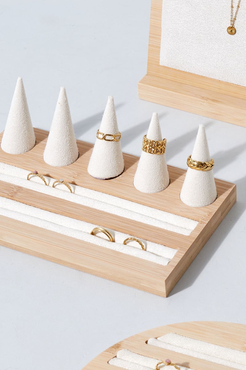 Ring display - pink