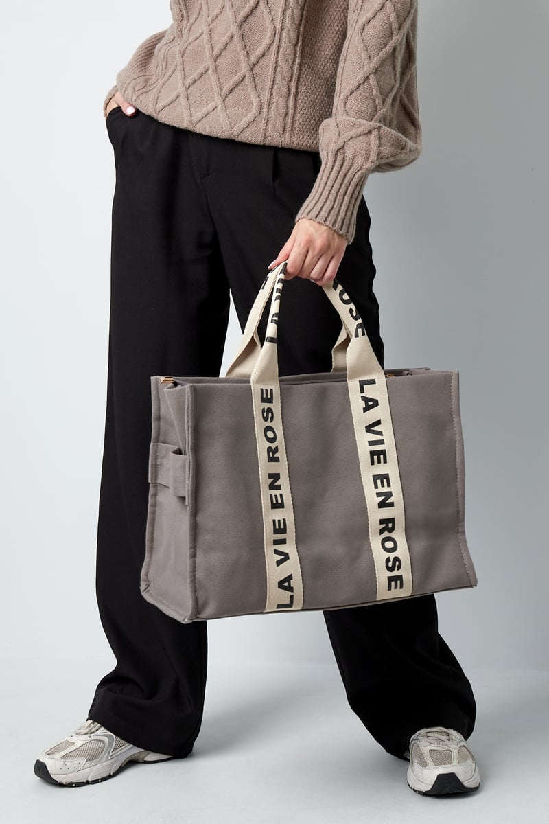 La vie en rose shopper - pink