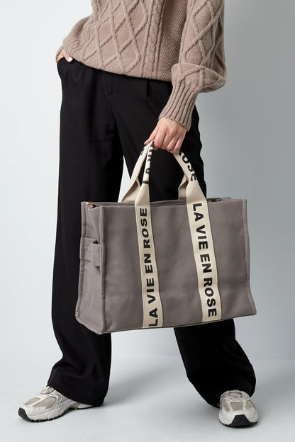 La vie en rose shopper - pink