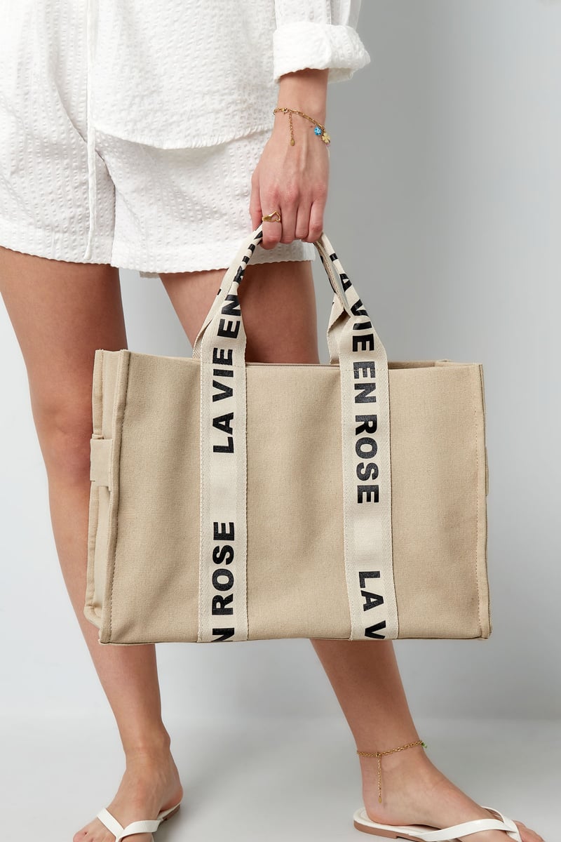 La vie en rose shopper - pink