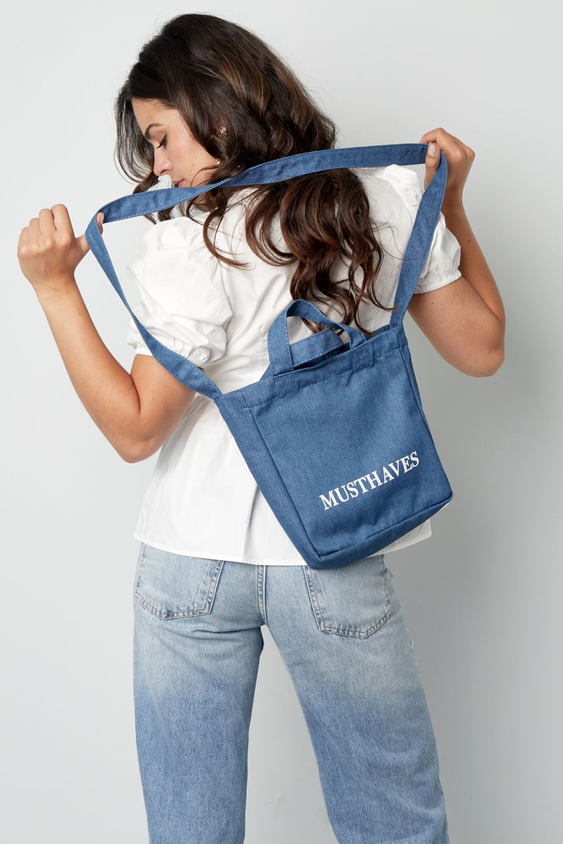 Small denim bag must-haves - blue