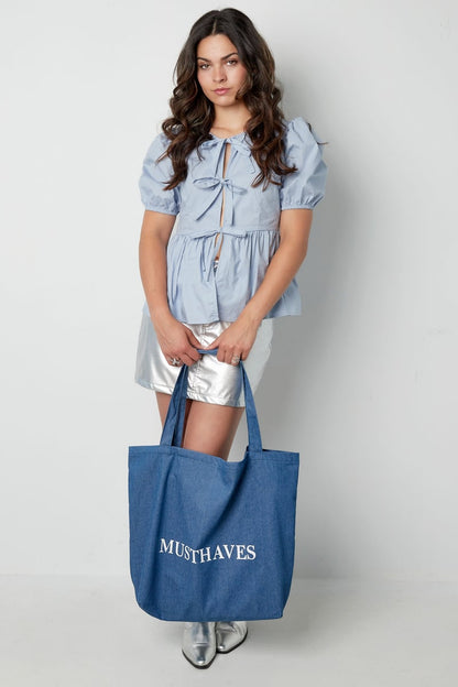 Denim shopper must-haves - blue