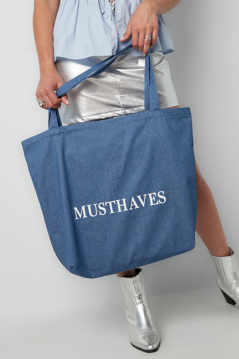 Denim shopper must-haves - blue