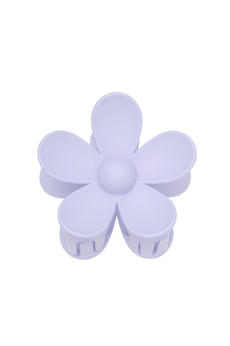 Solid color matte daisy flower hair clip fuchsia Resin