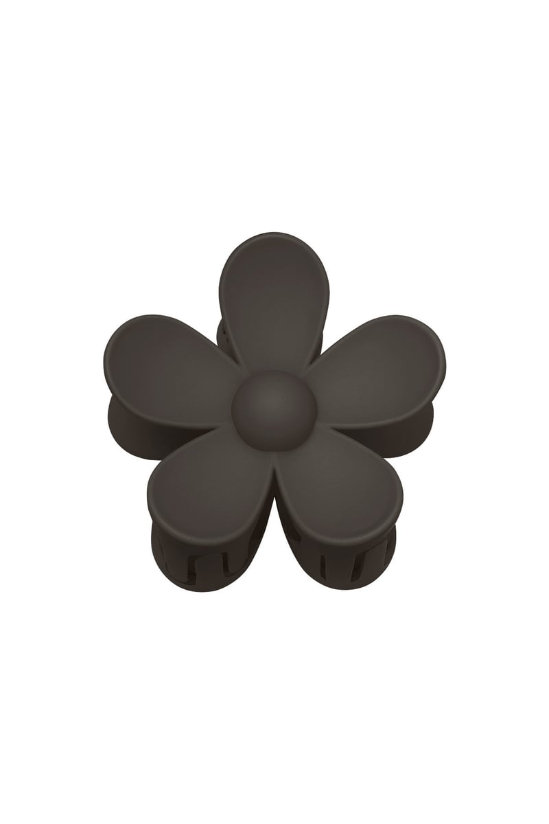 Solid color matte daisy flower hair clip fuchsia Resin