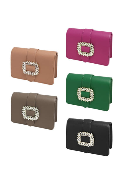 Bag buckle classy - dark brown