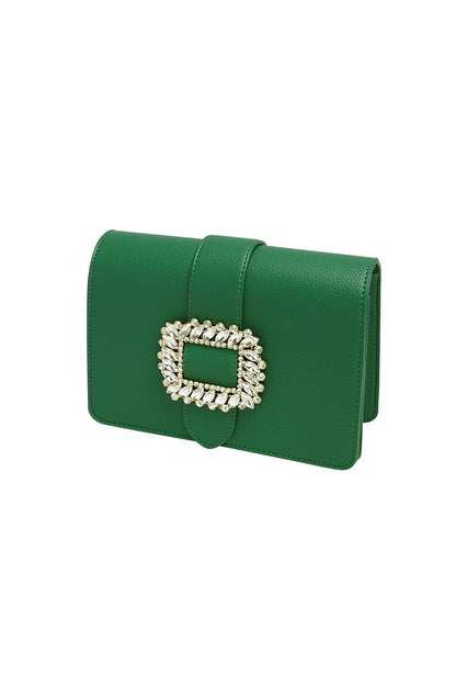 Bag buckle classy - dark brown