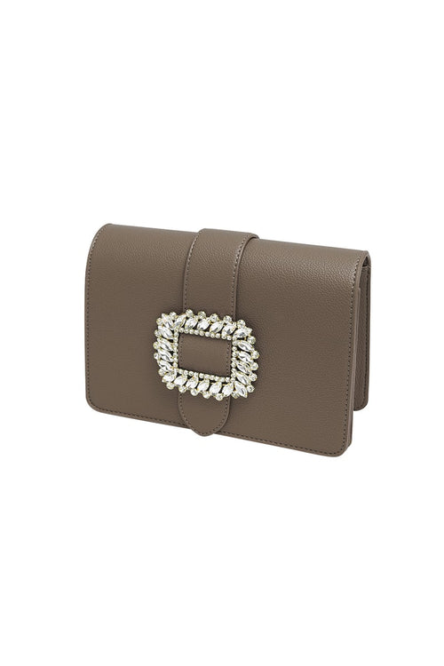 Bag buckle classy - dark brown