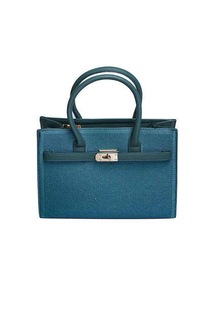Handbag lock strass - fuchsia