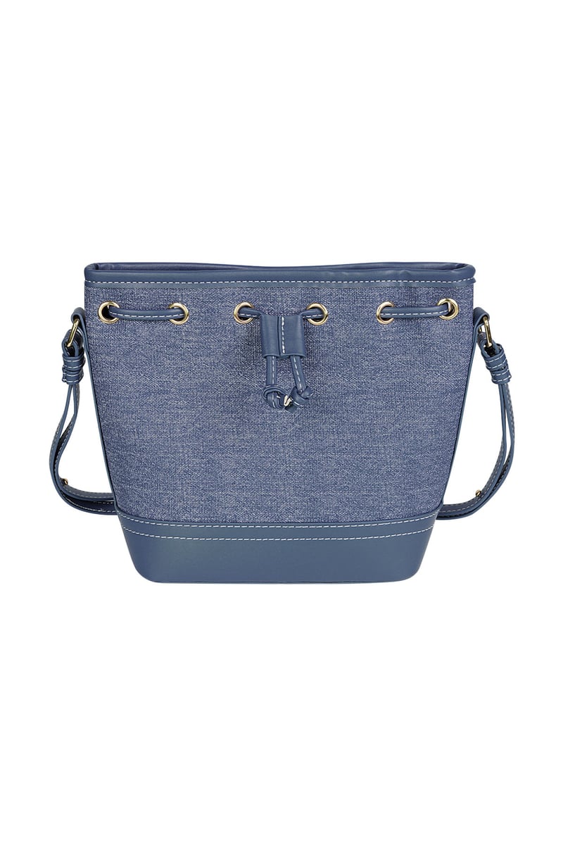 Denim bucket bag - dark blue