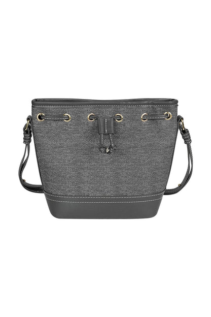 Denim bucket bag - dark blue