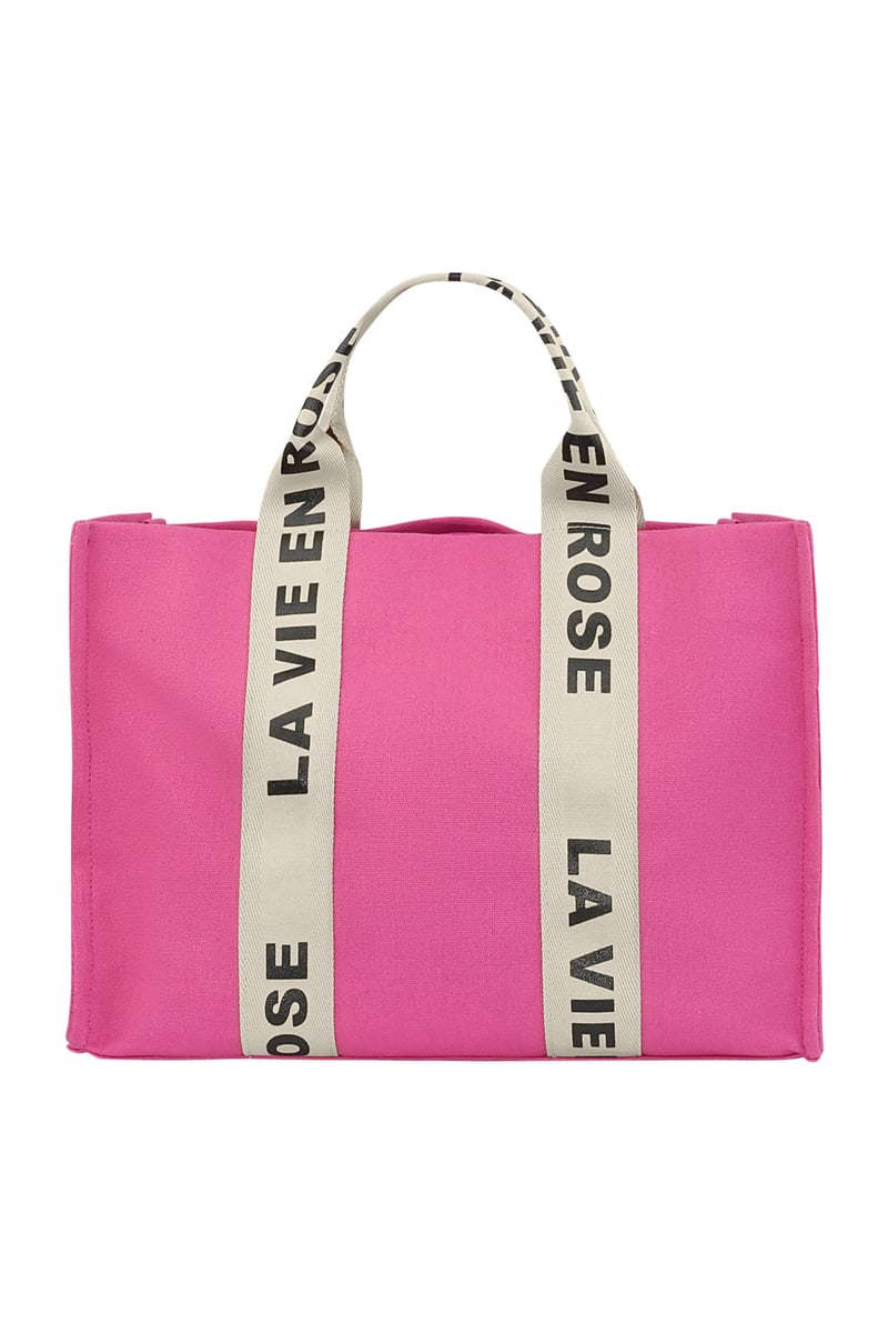 La vie en rose shopper - pink