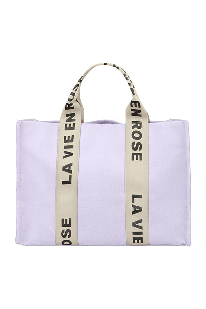 La vie en rose shopper - pink