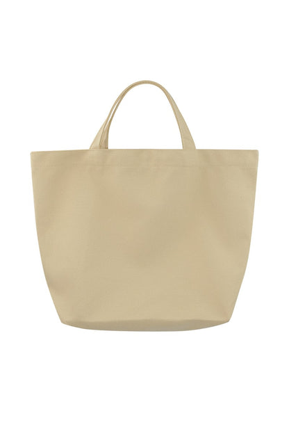 Canvas shopper love - beige