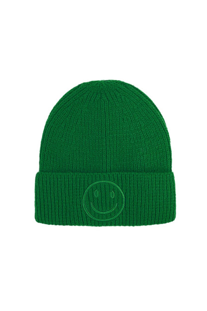 Hat season of smiley - off white