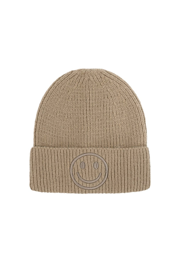 Hat season of smiley - off white