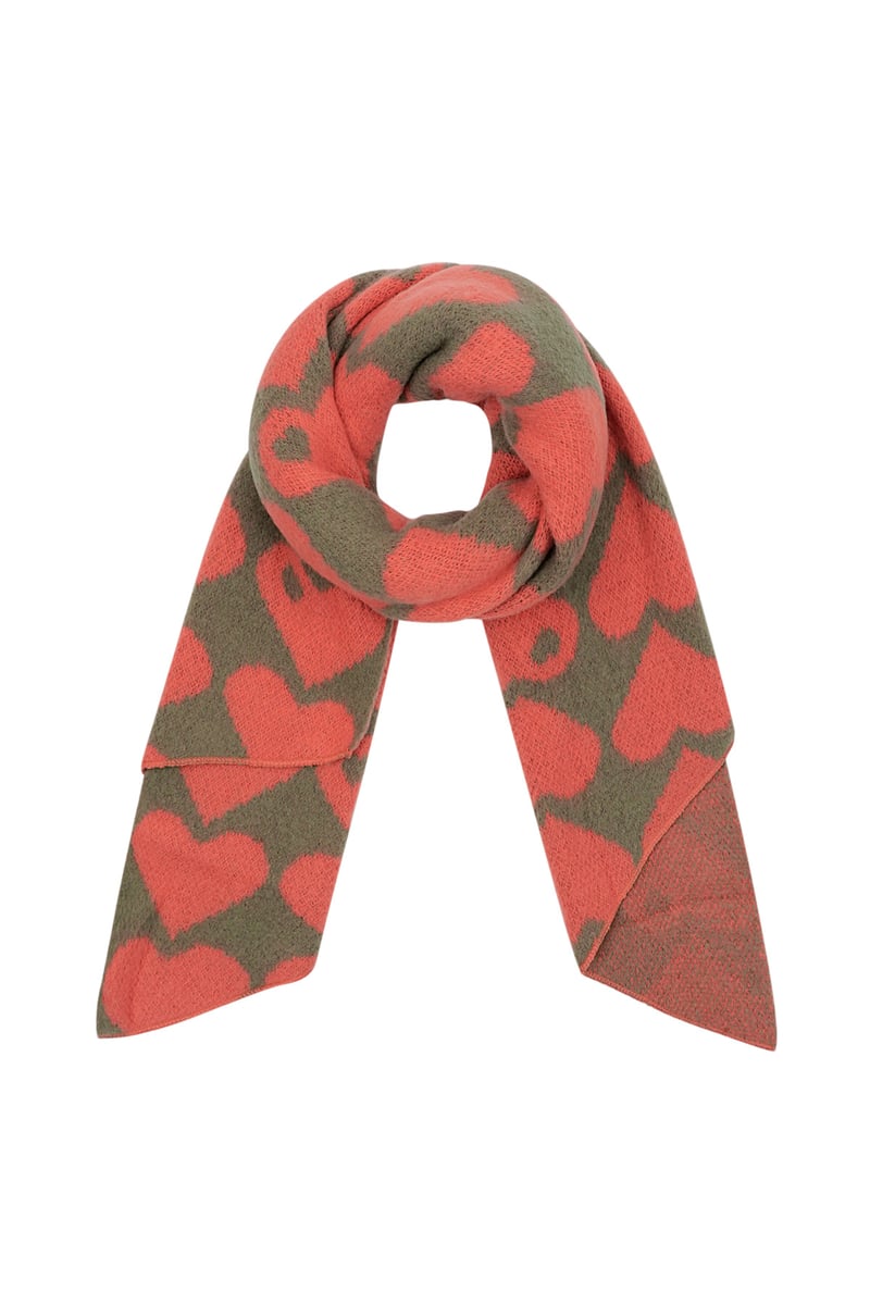Hearts Cozy Scarf