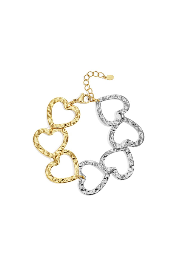 Stainless Steel Chain Bracelets Heart Casual Daily Simple Series Women's jewelry