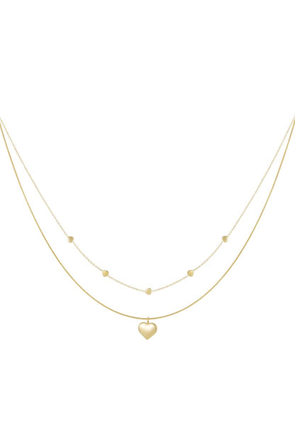 Layered Necklaces Heart Casual Daily Simple Series Women's jewelry
