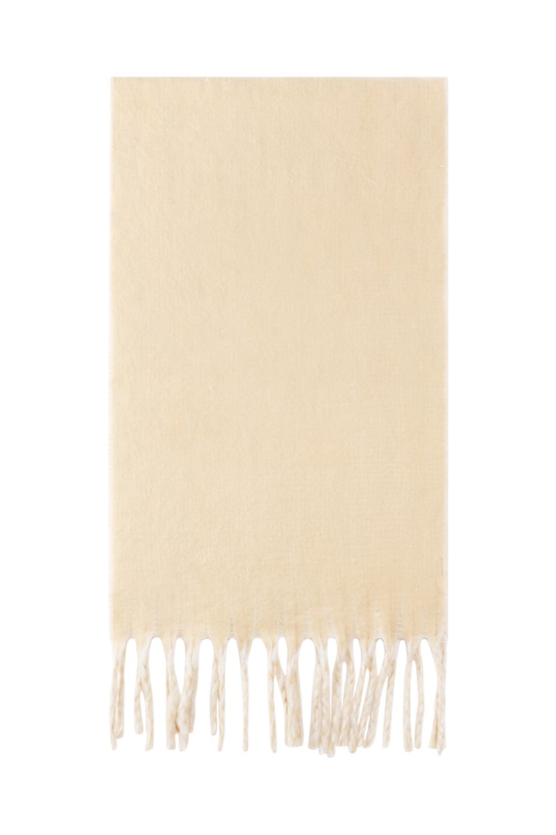 Plain scarf