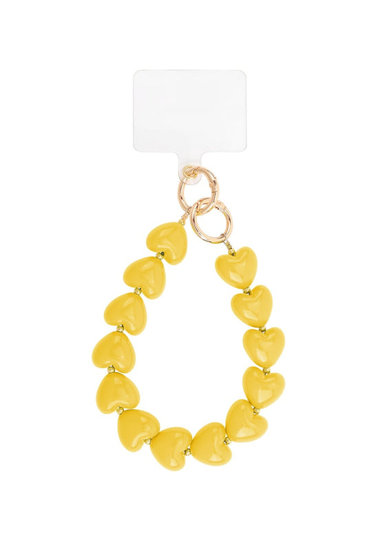 Classy heart phone cord