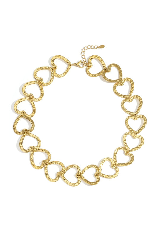Stainless Steel Chain Necklaces Heart Casual Daily Simple Series Women's jewelry